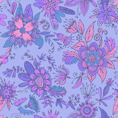 Seamless floral pattern.