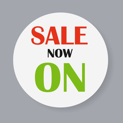 Sale Banner with Place for Your Text. Vector Illustration