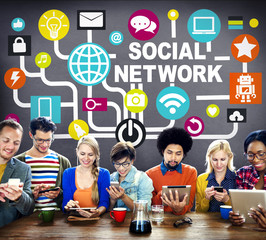 Social Network Internet Online Connecting Social Network Concept