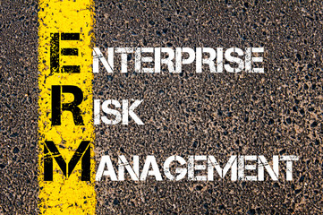 Acronym ERM - Enterprise Risk Management