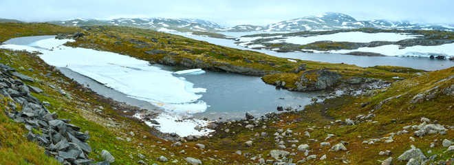 Noth Norway mountain  summer valley