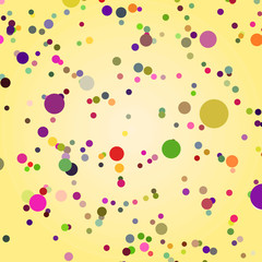 Abstract background with polka dots