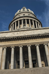 Fototapeta premium HAVANA/CUBA 4TH JULY 2006 - The Capitolio Building