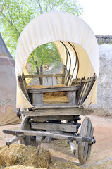 Vintage covered wagon