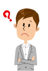 男性　疑問