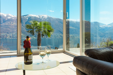 aperitif on the veranda, interior