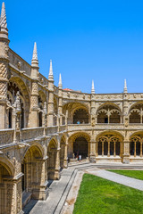 Naklejka premium Monastery of Jeronimos (Mosteiro dos Jeronimos), Lisbon, Portuga