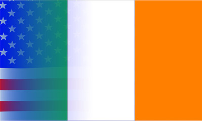 Irish Flag Stars and Stripes