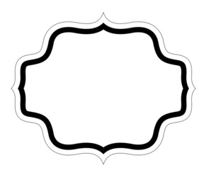 Victorian Label Vector Design