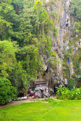 Traditional burial site in Tana Toraja