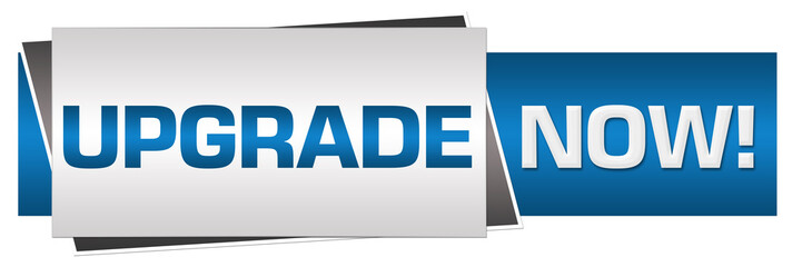 Upgrade Now Blue grey Horizontal