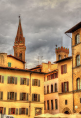 Piazza San Lorenzo in Florence - Italy