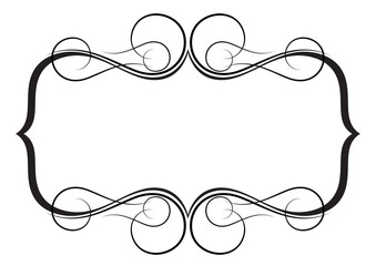Flourish Frame Vector