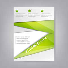 Business flyer, brochure template or corporate banner
