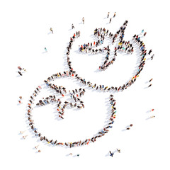 people in the form of tomato.