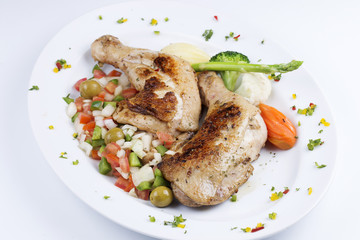 Grilled chicken steak