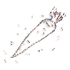 people in the form of carrots.