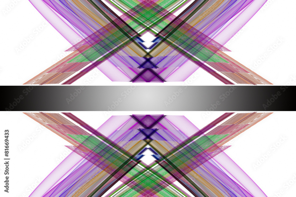 Aufkleber powerful abstract background object