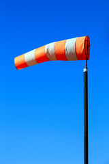 windsock against the sky