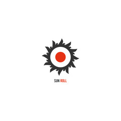 Vector logo for sushi business