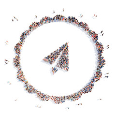 people in the form of media icons.