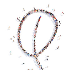 people in the form of a leaf .