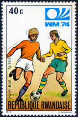 Republique Rwandaise - CIRCA 1974: