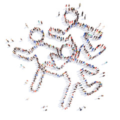 people in the form of a man  sports.