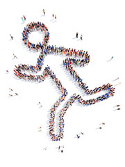 people in the form of a man  sports.