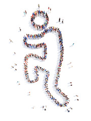 people in the form of a man  sports.