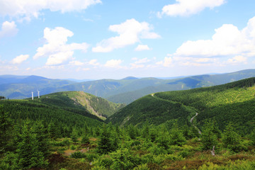 Fototapeta na wymiar jeseniky mountains (czech republic)
