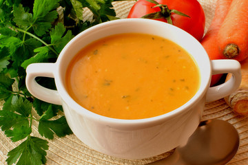 Vegetable soup - cream