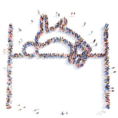 people in the form of a man  sports.