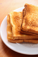 Roasted toast bread
