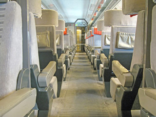 Naklejka premium Train Seats