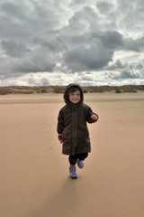 courir sur la plage