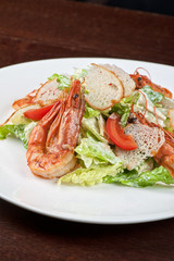 Tasty shrimp salad