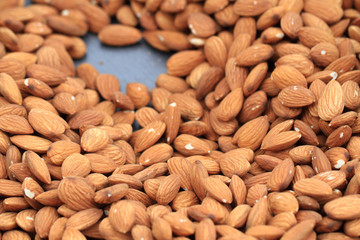 almonds background