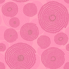 Traditional African Ornament with swirls. Seamless vector patter