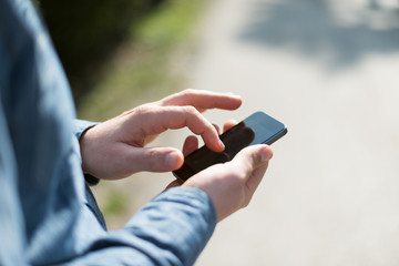 Typing on Smart phone