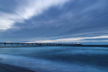 Fototapeta premium Baltic sea after sunset