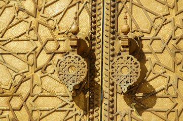 Fototapeta na wymiar Royal palace in Fes, Morocco