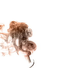 Abstract colored smoke