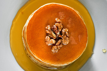 breakfast of pancakes