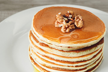 breakfast of pancakes