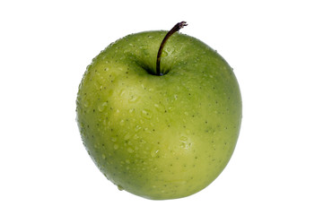 Green apple isolated