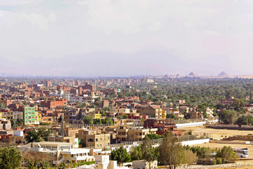 Fototapeta na wymiar Giza suburb