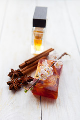 Relaxing spa and healthy body care setting