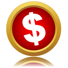 Obraz premium Dollar icon