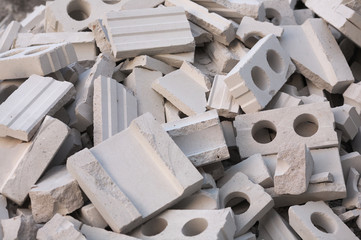 Heap of rubble brics